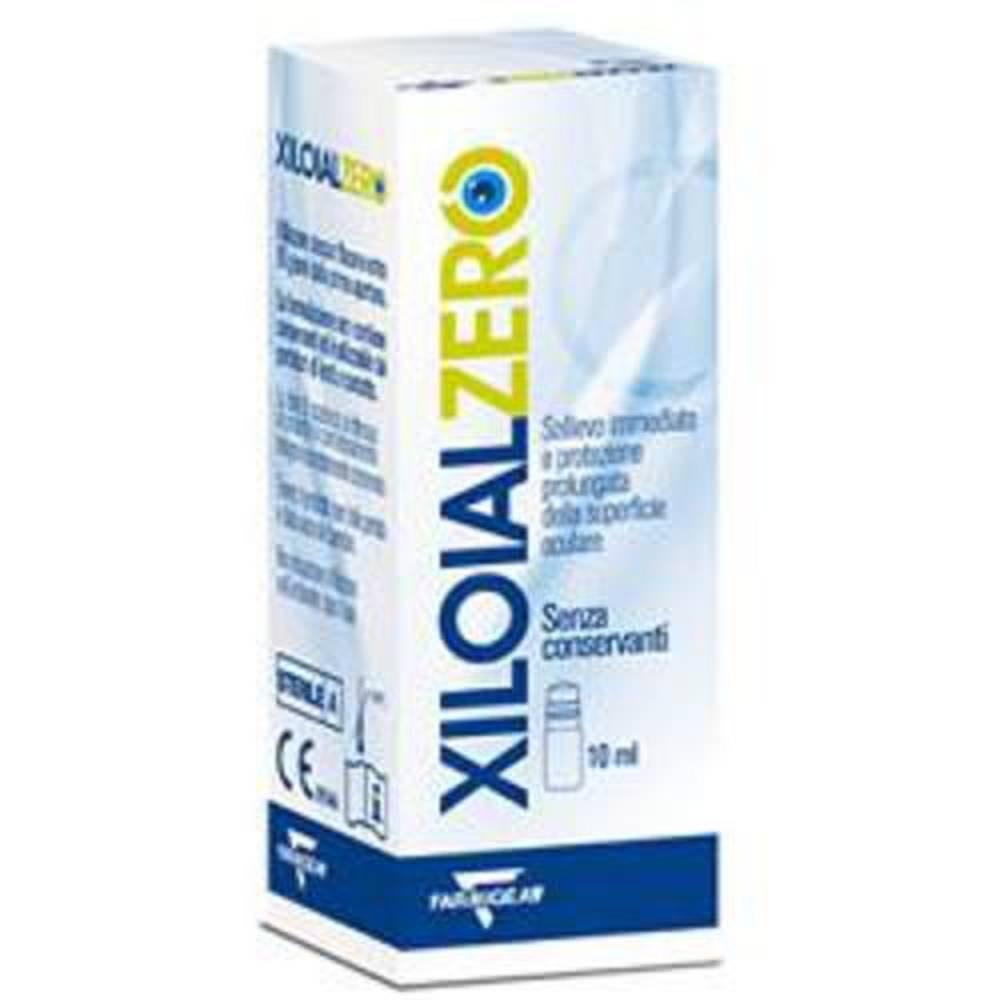xiloial gocce oculari idratanti xiloial zero soluzione oftalmica sterile 10ml con acido ialuronico e ts-polisaccaride per occhio secco e irritazioni - foto 1