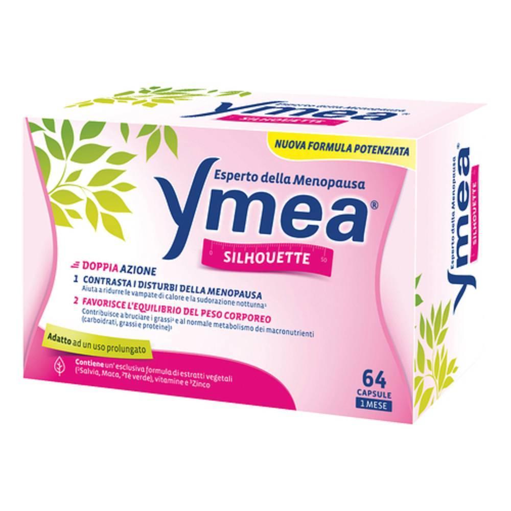 ymea integratore alimentare ymea silhouette 64 capsule per contrasto ai disturbi della menopausa e equilibrio del peso corporeo - foto 1