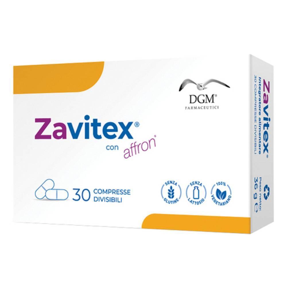 zavitex integratore alimentare calmante a base di affron, passiflora, the verde, magnolia, magnesio e vitamina b5 - 30 compresse divisibili - foto 1