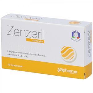 Integratore alimentare  30 compresse - zenzero, vitamine b1, b2 e b6 per digestione e sistema nervoso senza glutine