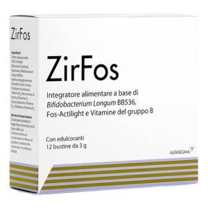 Zir fos 12 bustine per digestione sana e benessere intestinale