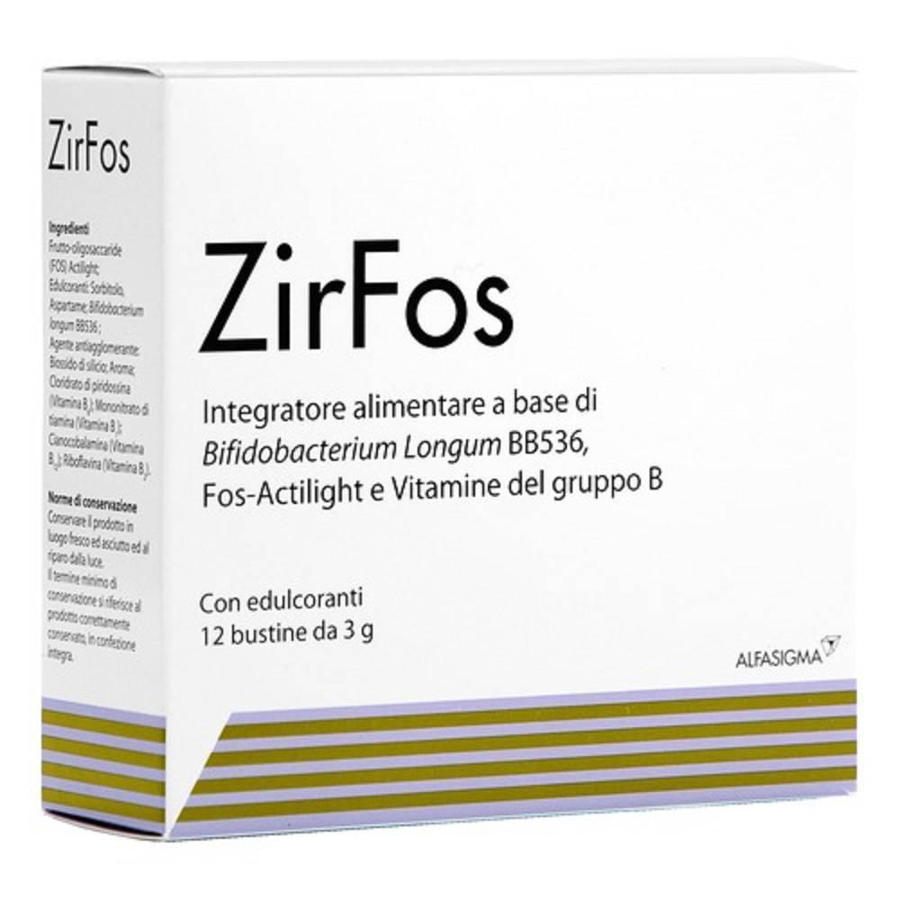 alfasigma zir fos 12 bustine per digestione sana e benessere intestinale - foto 1