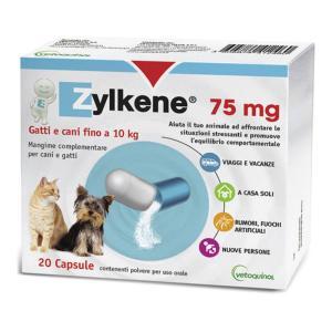 Zylkene cani e gatti 20 capsule 75 mg