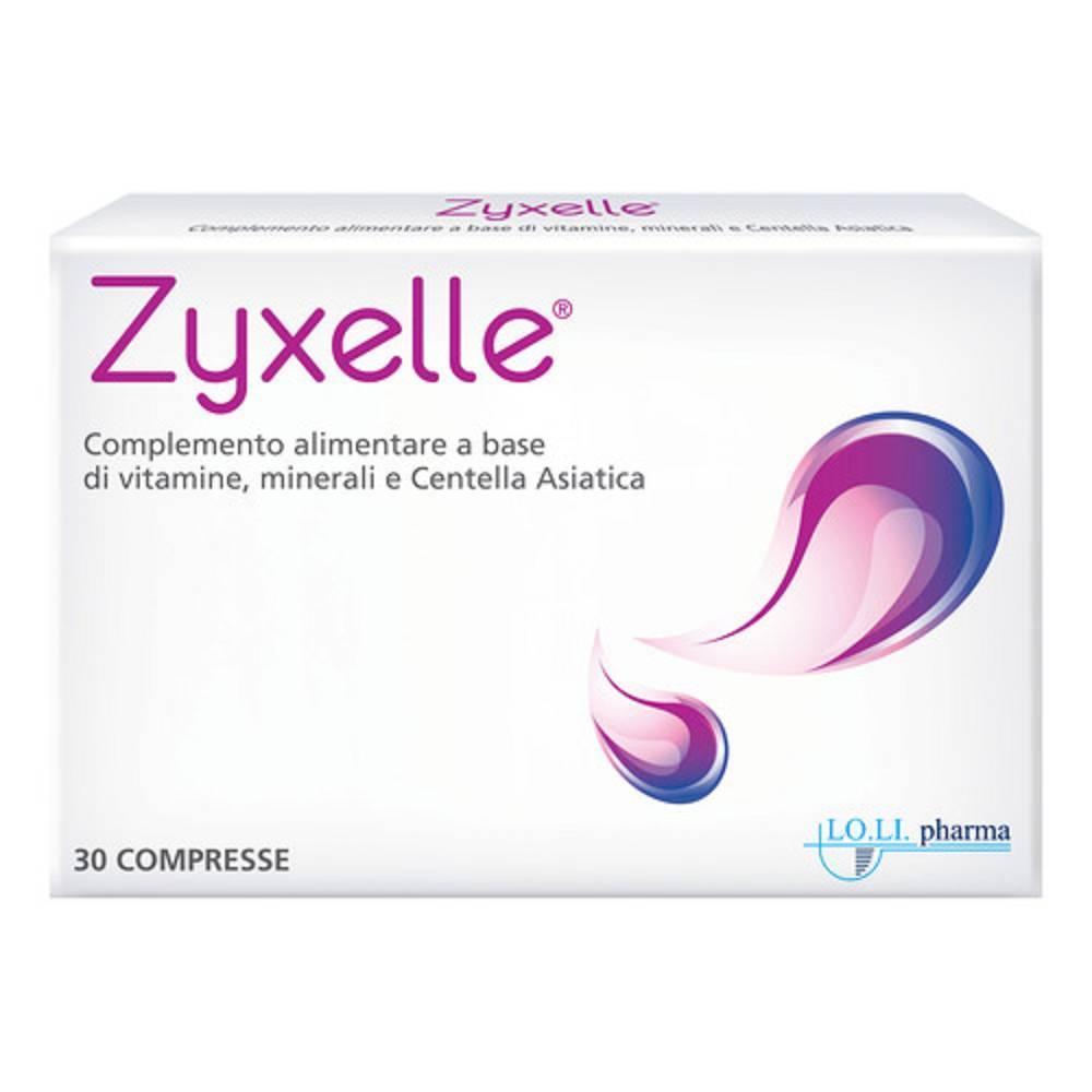 zyxelle complemento alimentare zyxelle 30 compresse con vitamine, minerali e centella asiatica per benessere femminile e supporto durante la pillola contraccettiva - foto 1