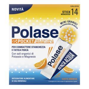 Integratore di sali minerali  pocket 14 stick al gusto arancia per ridurre stanchezza e ripristinare equilibrio elettrolitico