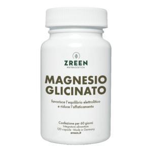 Integratore alimentare di magnesio glicinato 120 capsule - favorisce l'equilibrio elettrolitico e riduce l'affaticamento, 100% vegano e senza allergeni