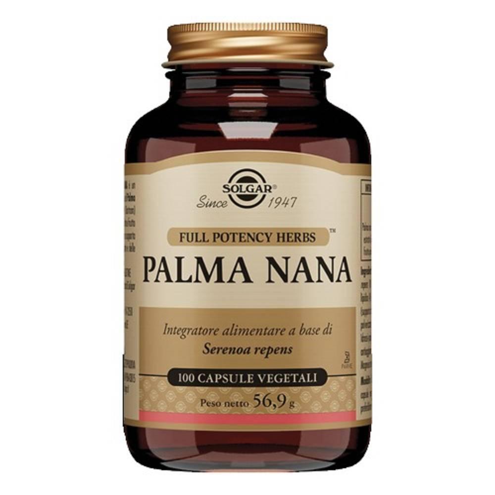 solgar integratore alimentare palma nana 100 capsule vegetali per il supporto della prostata e delle vie urinarie - foto 1