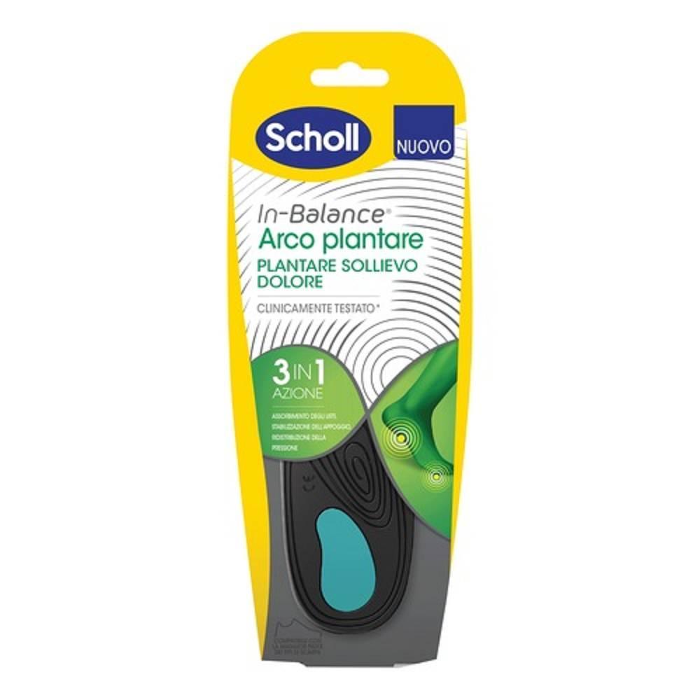 scholl plantare arco per piede piatto - sollievo dolore - 2 pz - comfort e stabilità per camminare - dispositivo medico ce - taglie s, m, l - foto 1
