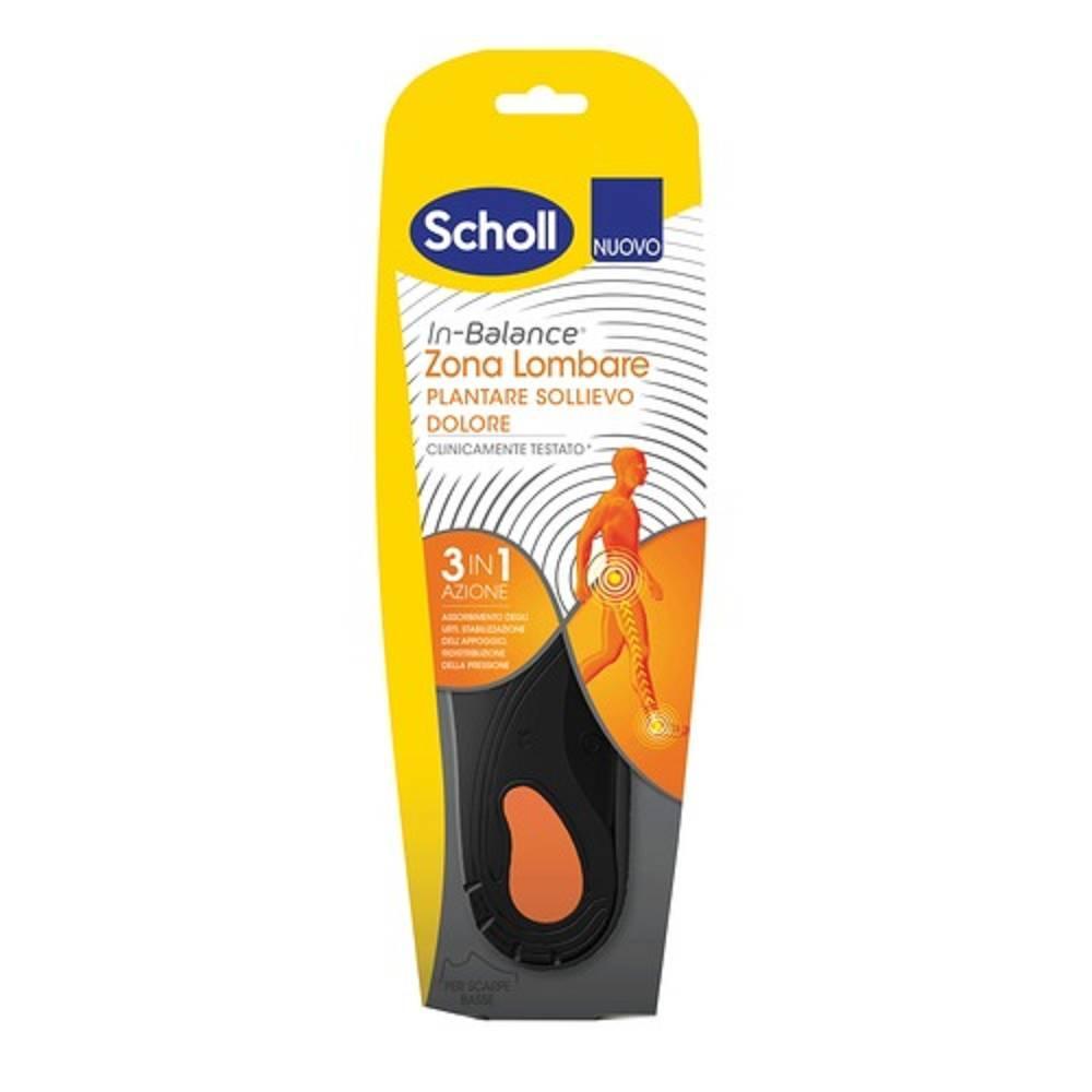 scholl plantare lombare scholl 2 pz - sollievo dolore, supporto e stabilità per lombalgia e piedi piatto - dispositivo medico ce - foto 1
