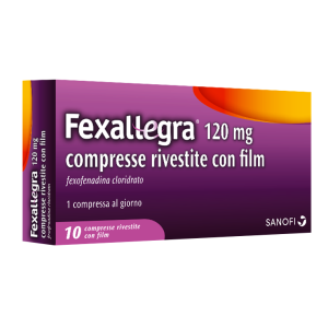 120 mg compresse rivestite con film per il trattamento della rinite allergica negli adulti e bambini dai 12 anni