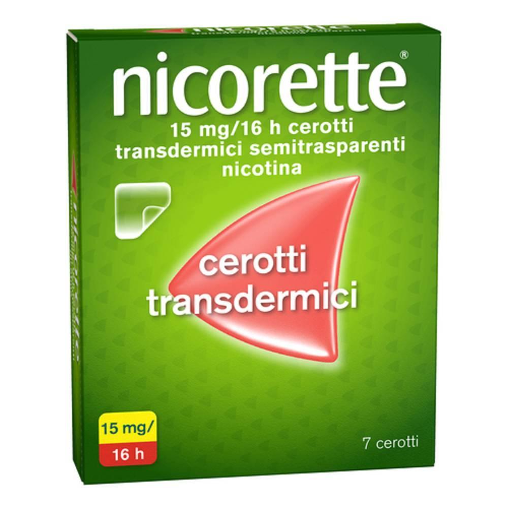 nicorette cerotti transdermici nicorette 15mg/16h - foto 1