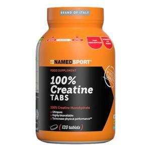 Creatina monoidrato 100% in compresse - 120 compresse per incrementare le prestazioni fisiche negli sportivi
