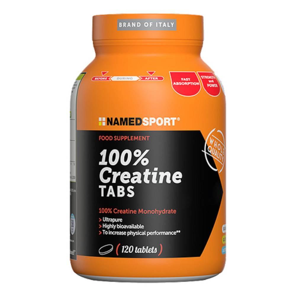 named creatina monoidrato 100% in compresse - 120 compresse per incrementare le prestazioni fisiche negli sportivi - foto 1