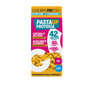 Pasta proteica fusilli 200g per controllo del peso a basso indice glicemico con amido resistente e alto contenuto di proteine