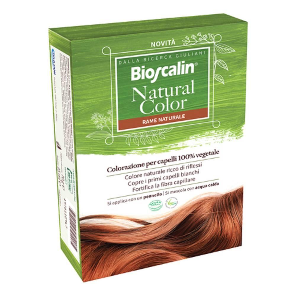 bioscalin colorazione vegetale bioscalin nat color rame nat per coprire capelli bianchi con riflessi brillanti e naturali, 100% naturale e cruelty free - foto 1