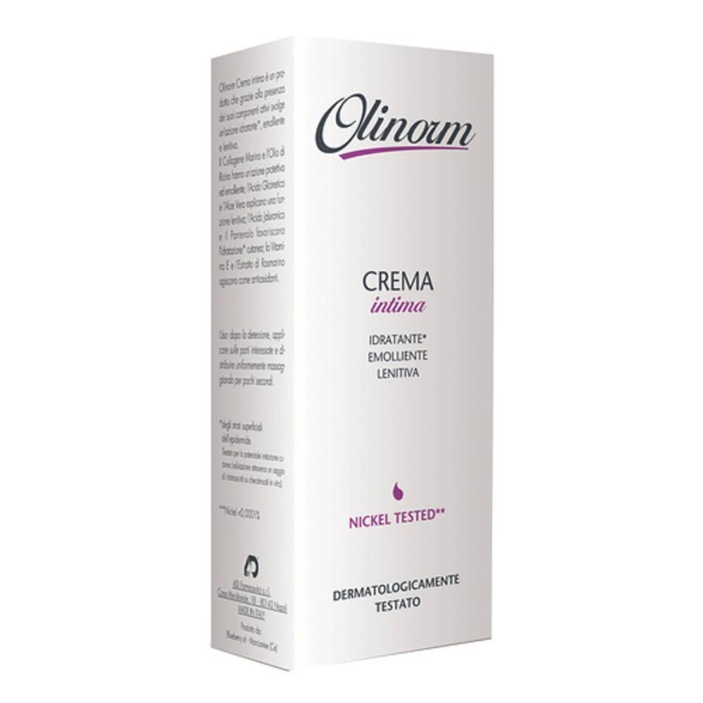 adl farmaceutici crema intima olinorm 50ml - idratante, emolliente e lenitiva con collagene marino e aloe vera per il benessere della pelle intima - foto 1