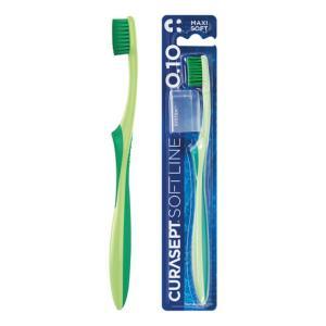 Spazzolino  soft maxi soft 010 per gengive delicate - setole morbide, ideale per prevenire lesioni gengivali e abbinabile a dentifrici e collutori