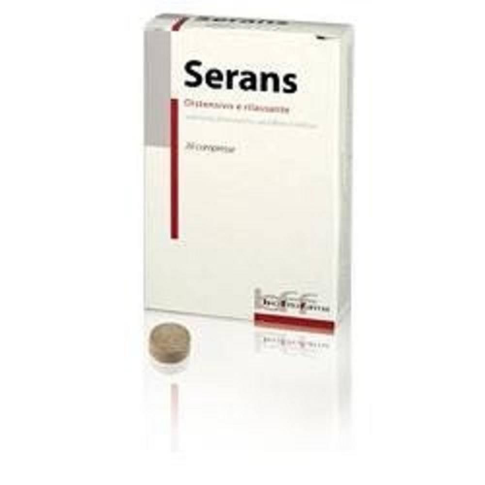 anseris integratore distensivo serans 20 compresse con valeriana, biancospino, passiflora e melissa per rilassamento e controllo dei disturbi neurovegetativi - foto 1