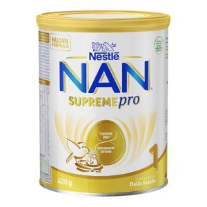 Latte in polvere nan supreme pro 1 per lattanti dalla nascita - 400g, nutrizione completa e bilanciata per la crescita sana del tuo bambino