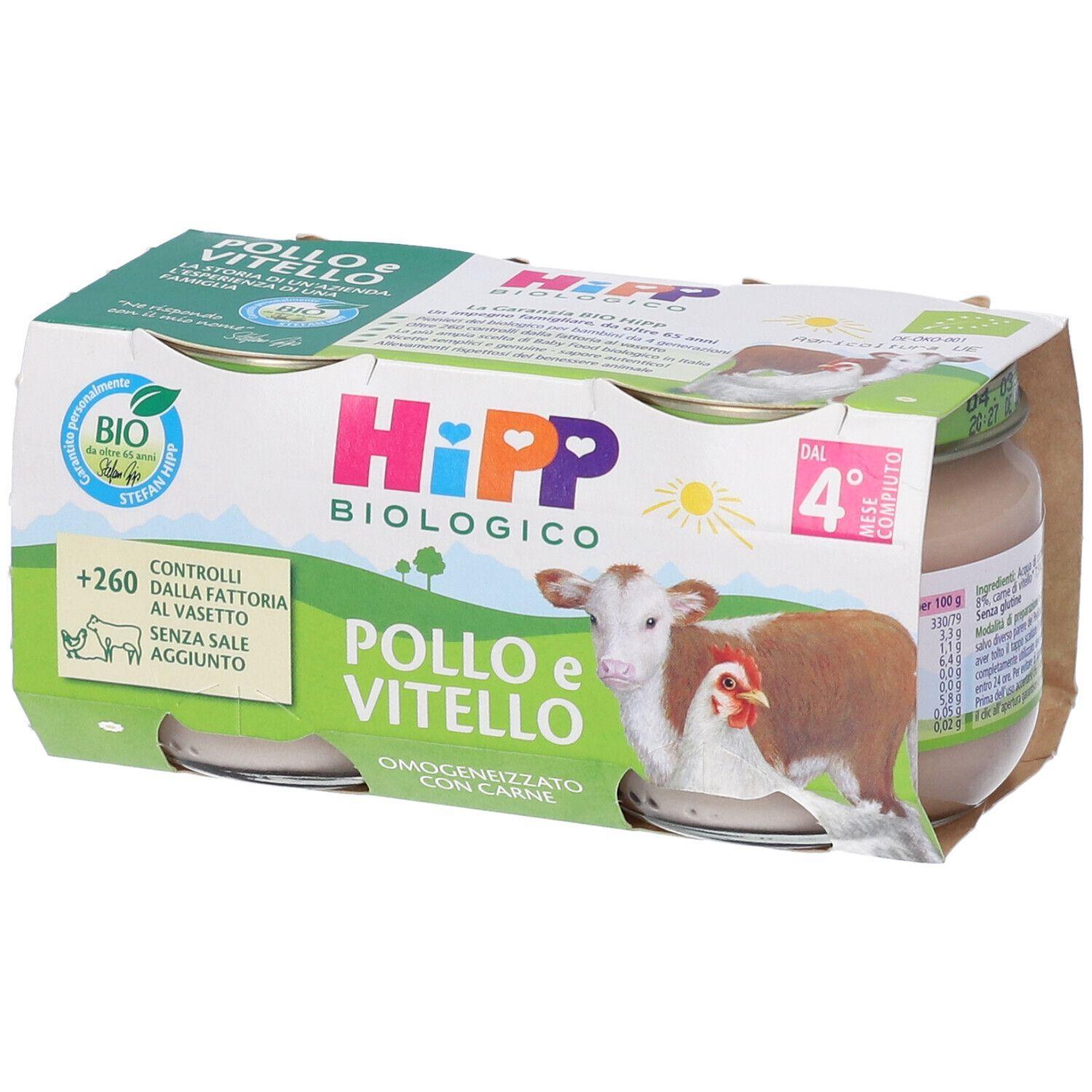 hipp hipp bio omog pollo vitel2x80g - foto 1
