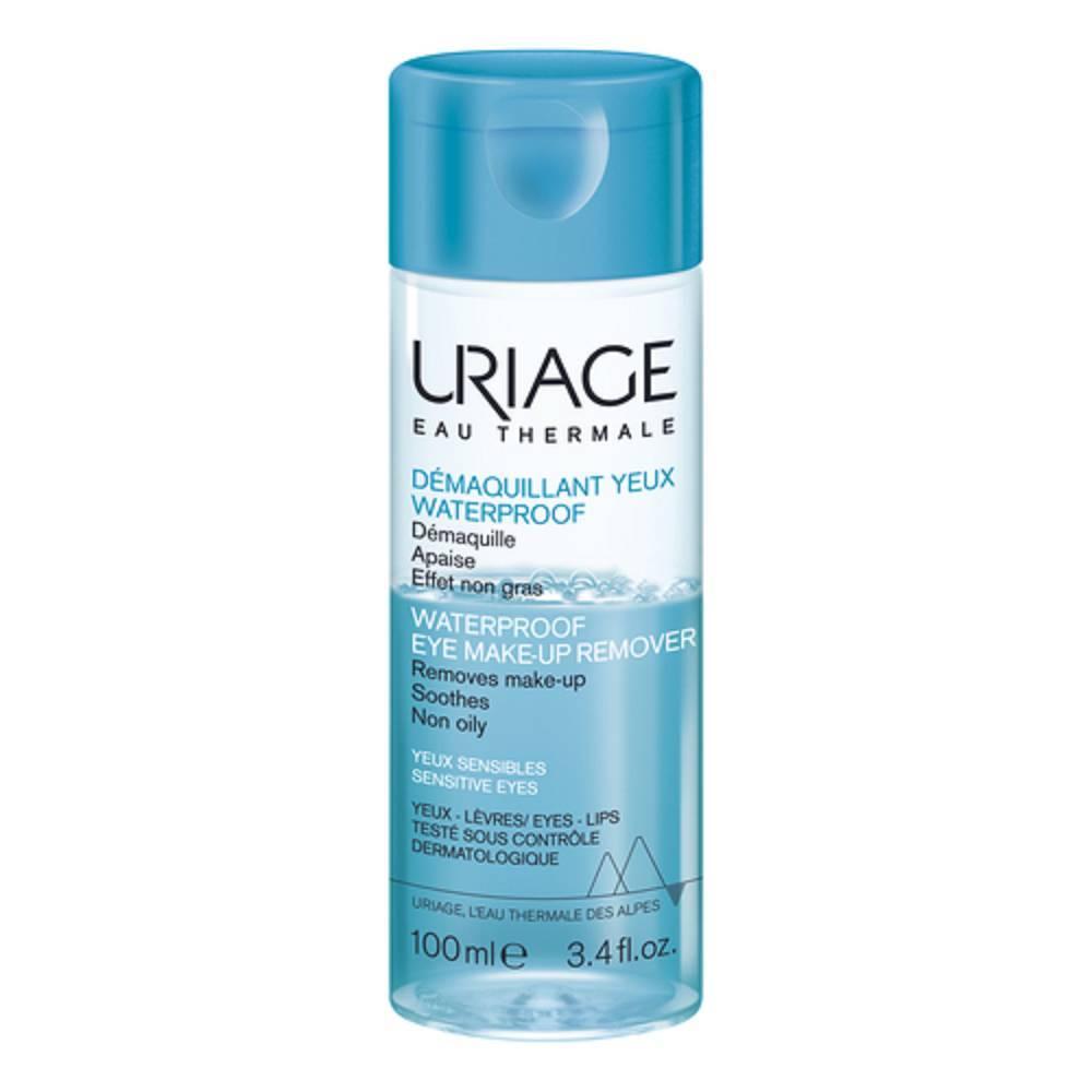 uriage struccante bifasico per occhi sensibili 100ml - elimina make up waterproof e delicato sulle palpebre - foto 1