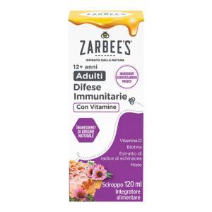Integratore alimentare  difese immunitarie adulti 120ml con miele, biotina, vitamina d ed echinacea per il benessere del sistema immunitario