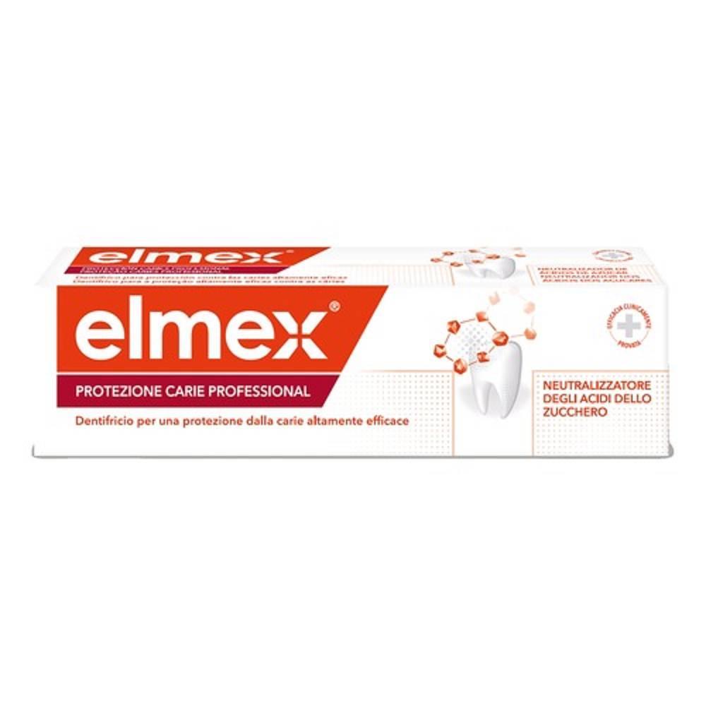 elmex dentifricio elmex protezione carie professional - efficace contro la carie con argina e tecnologia neutralizzante per denti sani e forti - foto 1