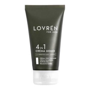 Crema uomo 4 in 1 50ml per idratazione, rasatura e cura della barba - soluzione polivalente dermatologicamente testata