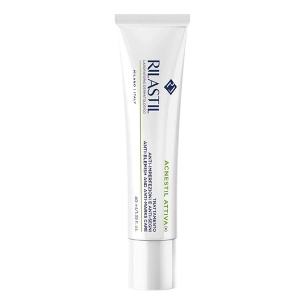rilastil trattamento anti-imperfazioni e anti-segni rilastil acnestil att+ 40ml con niacinamide e pre/post biotici per pelle impura - foto 1