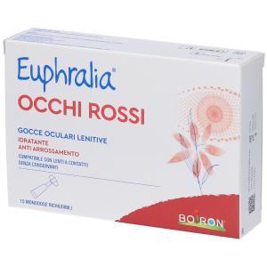 Gocce oculari idratanti euphralia per occhi rossi 15 flaconcini