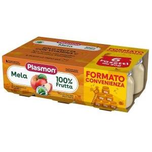Omogeneizzato di mela  6 vasetti da 80g - alimento per l'infanzia senza glutine, ideale da 4 mesi con purea di mela e vitamina c