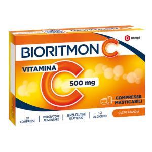 Integratore alimentare  c 500 con vitamina c 20 compresse masticabili per salute e benessere