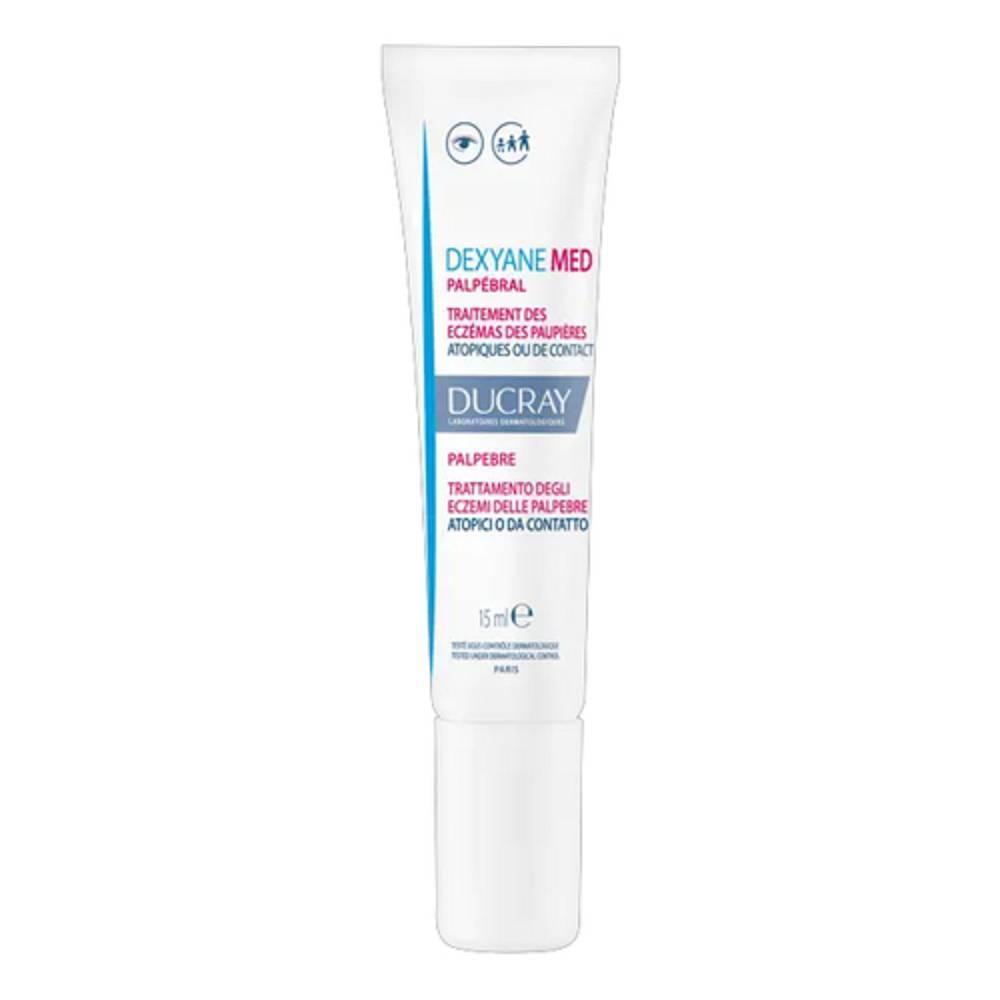 ducray trattamento eczema palpebre dexyane med 15ml - lenitivo e decongestionante per adulti, bambini e lattanti, ripristina la barriera cutanea - foto 1