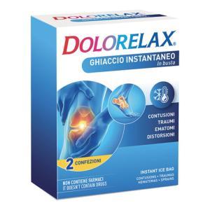 Ghiaccio istantaneo  in buste monouso - ideale per ematomi, distorsioni e traumi - 2 buste per crioterapia efficace