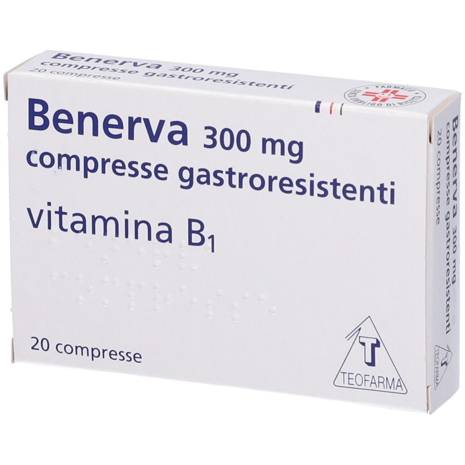 benerva benerva 20 compresse 300mg - foto 1