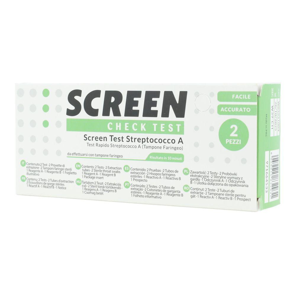 screen test strep a antigen home test 1pz - foto 1