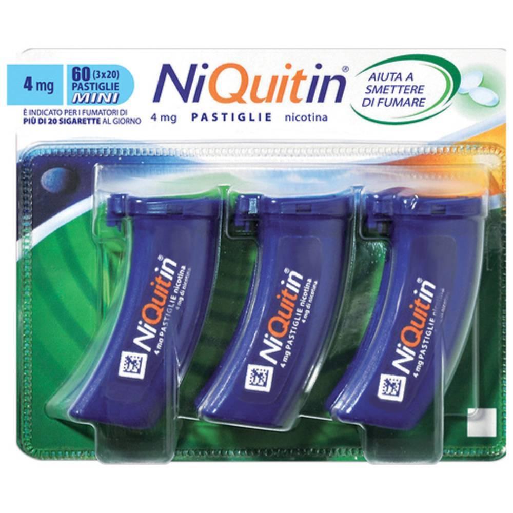 niquitin niquitin 60 pastiglie 4mg menta - foto 1