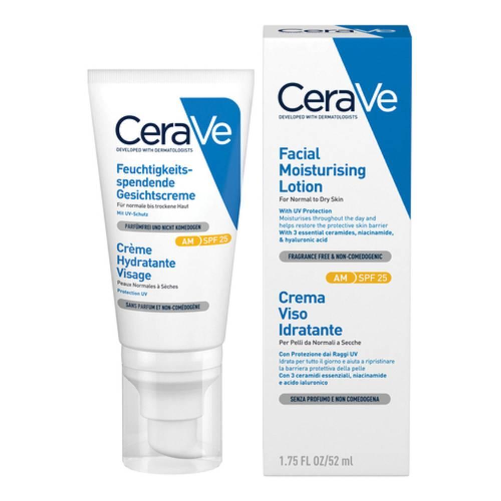 cerave cerave crema viso idratante spf50 - foto 1