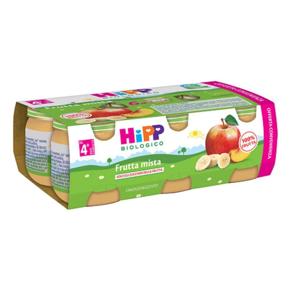 hipp hipp bio omogeneizzato frutta mista 6x80g - foto 1