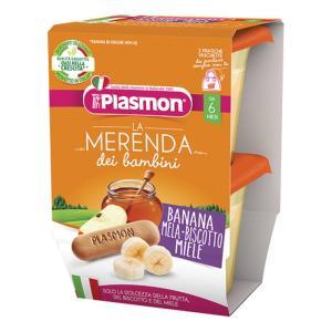 La merenda banana/mela/biscotto/miele