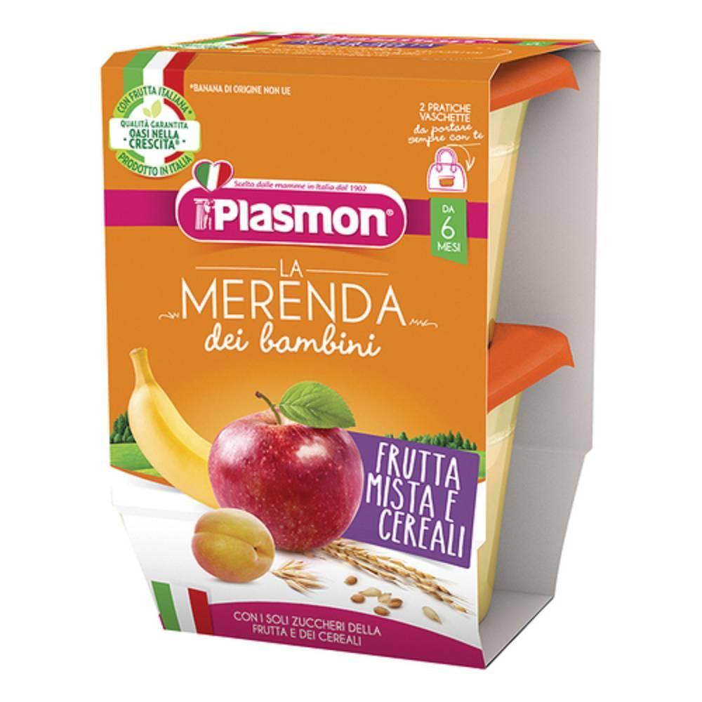 plasmon la merenda frutta mista/cereali - foto 1