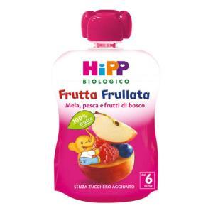 Bio frutta frullata mela/pesca/frutti di bosco 90g
