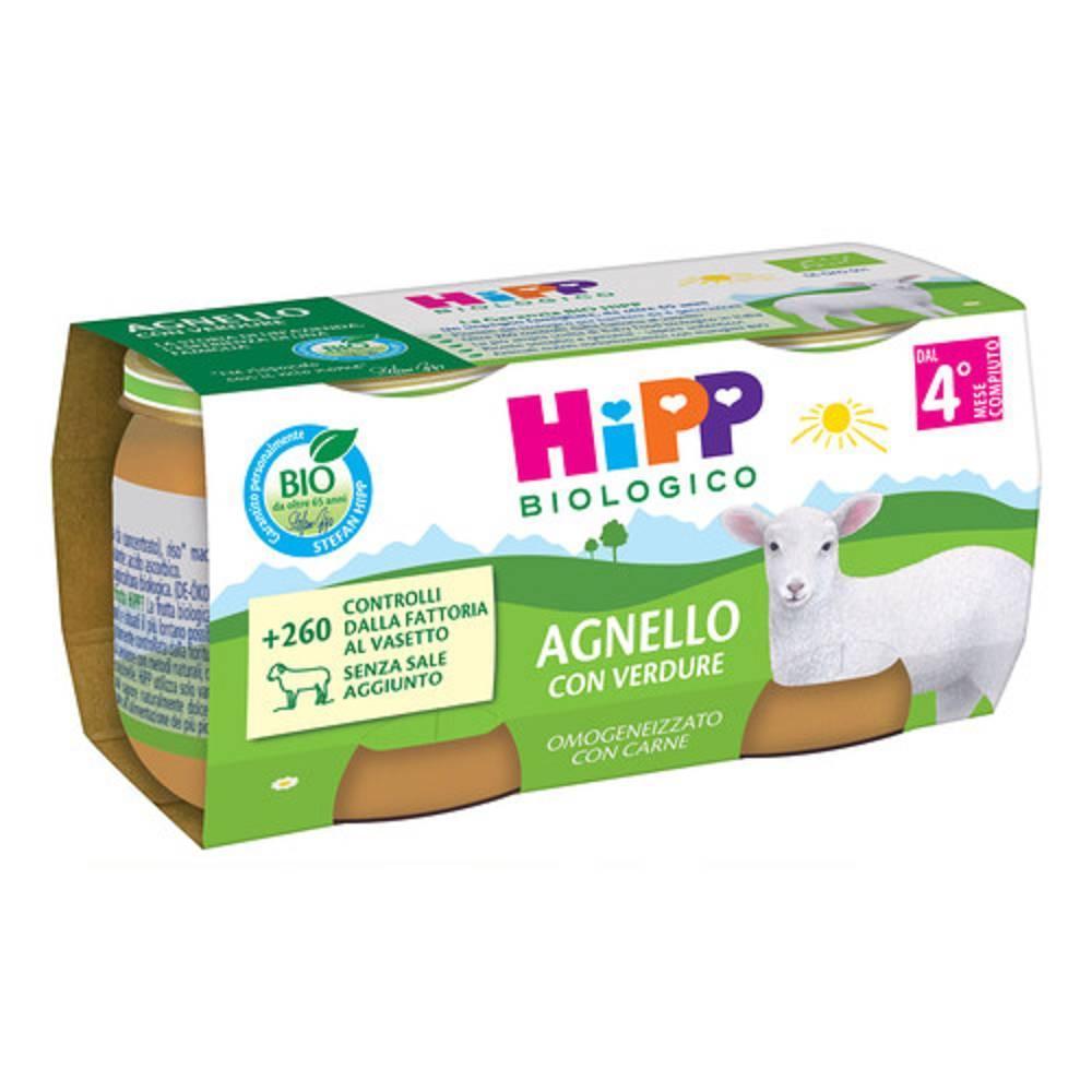 hipp hipp bio omogeneizzato agnello verdure 2x80g - foto 1