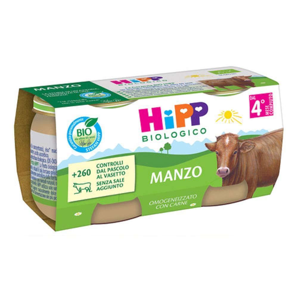 hipp hipp bio omog manzo 2x80g - foto 1