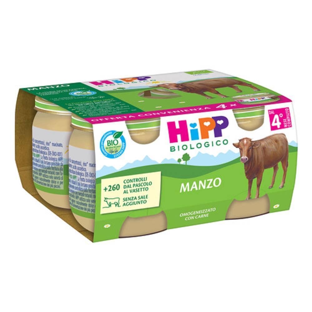 hipp hipp bio omogeneizzato manzo 4x80g - foto 1