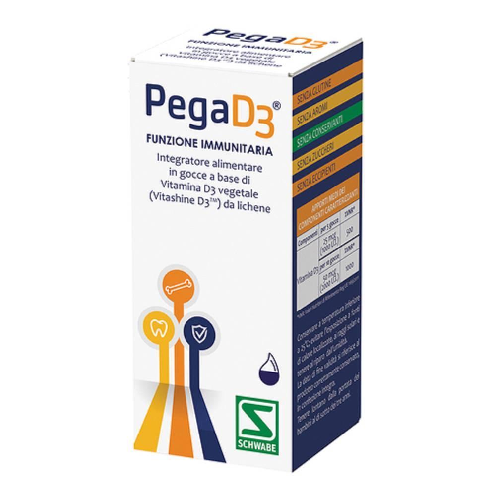 schwabe farma italia pegad3 gocce 20ml - foto 1