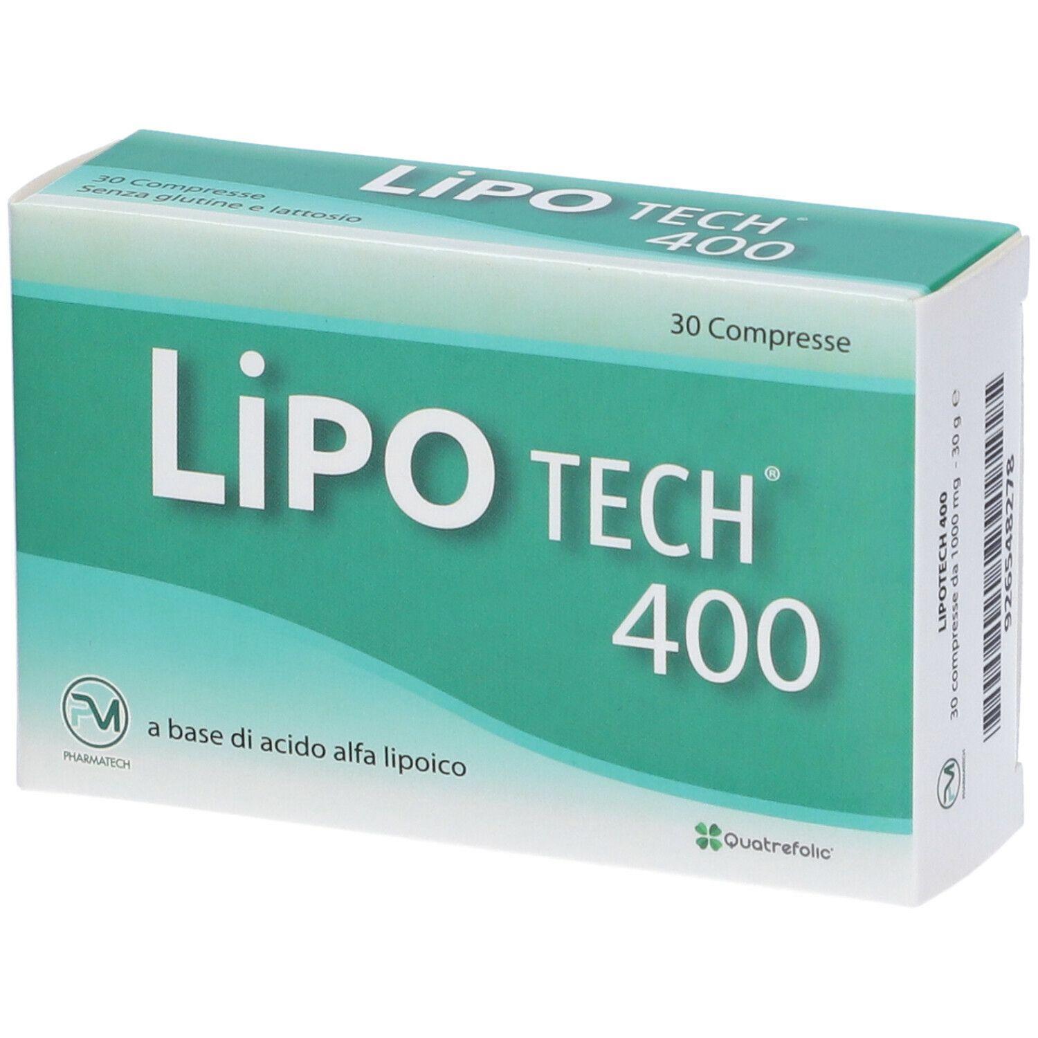 piemme pharmatech italia lipotech 400 30cpr - foto 1