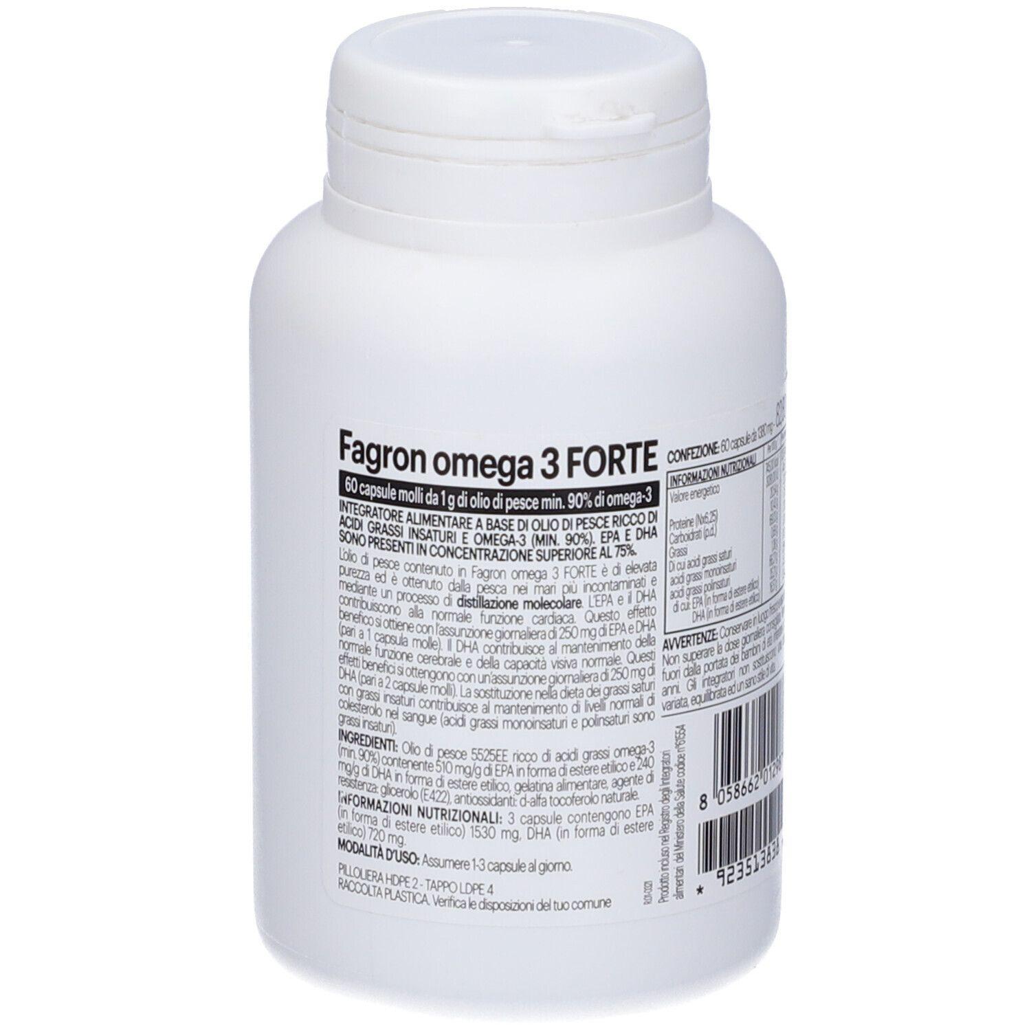 fagron italia fagron omega 3 forte 60prl - foto 1