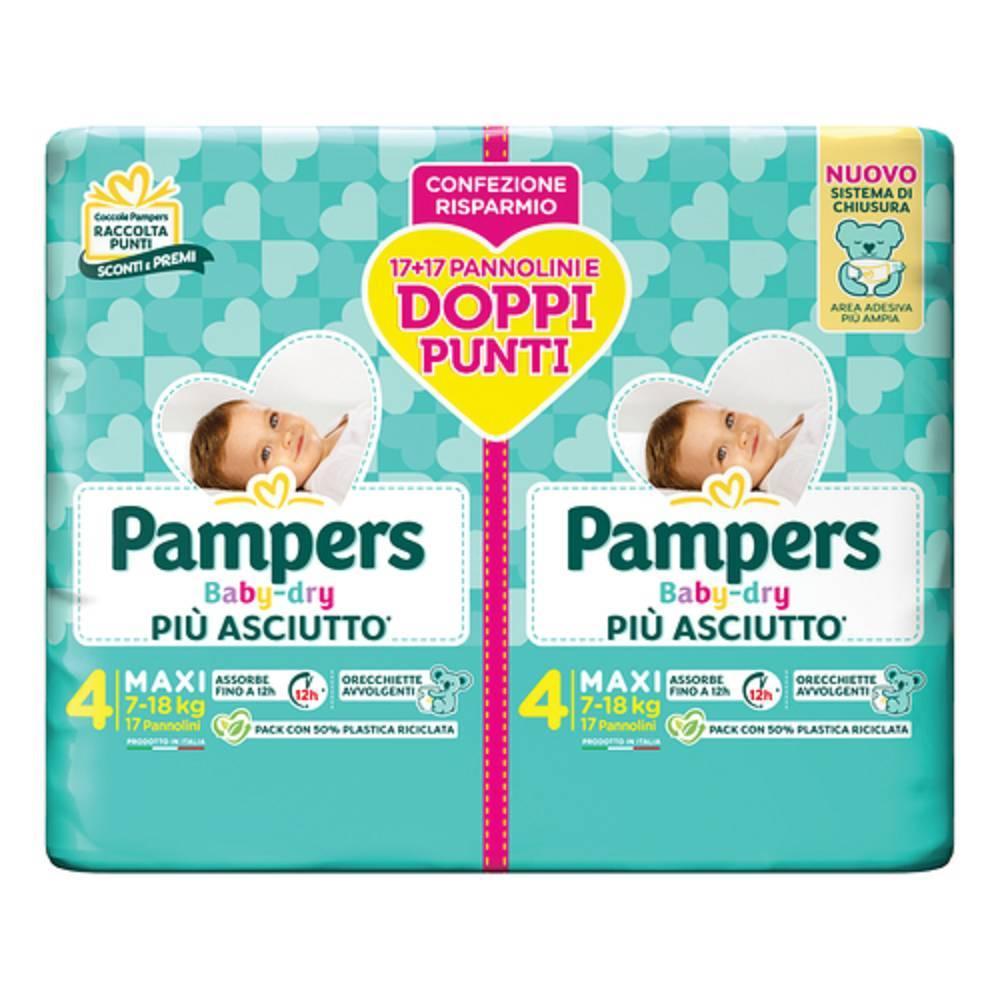pampers pampers bd duo downcount 34 pezzi - foto 1