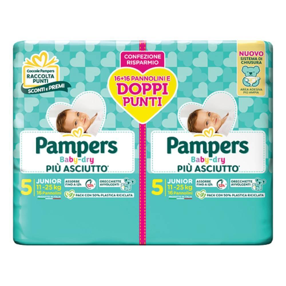 pampers pampers bd duo downcount junior 32 pezzi - foto 1